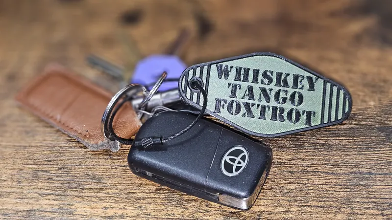 Custom Keychain - Personalized 3D printed keychain